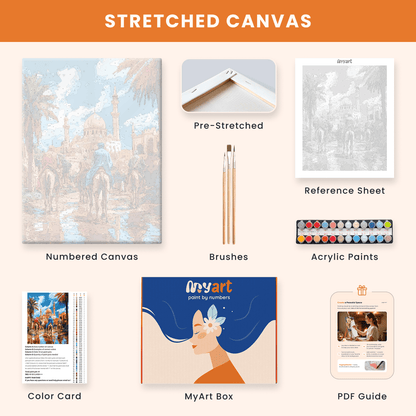 Paint by numbers - Golden Caravan - MyArt