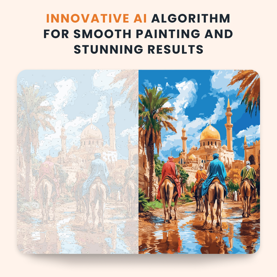 Paint by numbers - Golden Caravan - MyArt