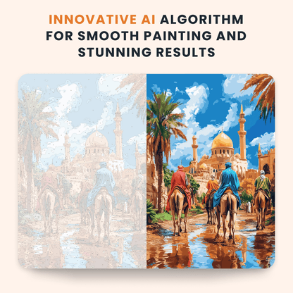 Paint by numbers - Golden Caravan - MyArt