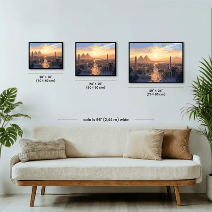 Paint by numbers - Golden City - MyArt