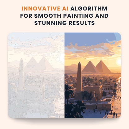 Paint by numbers - Golden City - MyArt