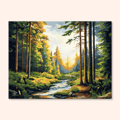 Paint by numbers - Golden Creek - MyArt
