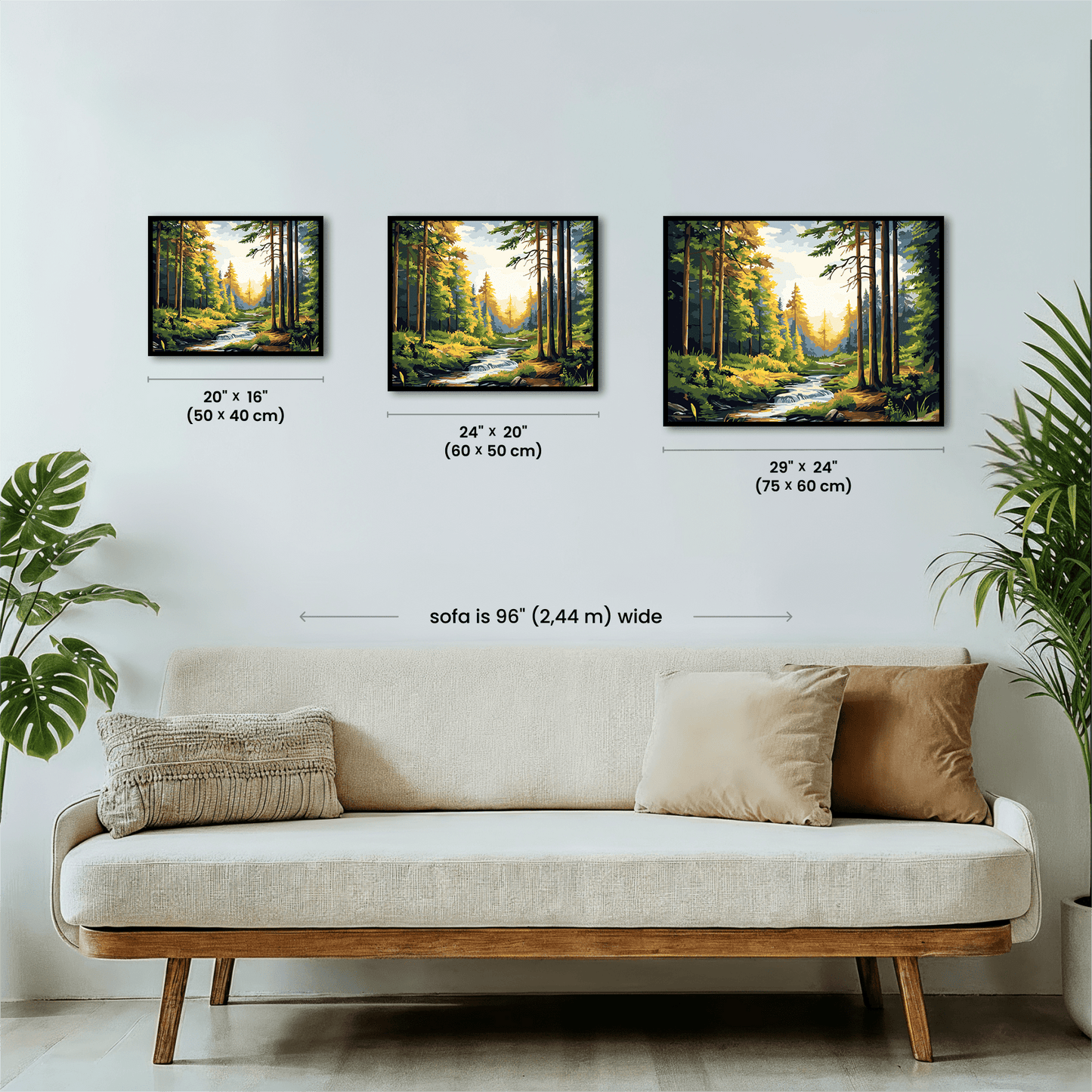 Paint by numbers - Golden Creek - MyArt