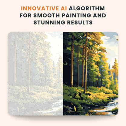 Paint by numbers - Golden Creek - MyArt