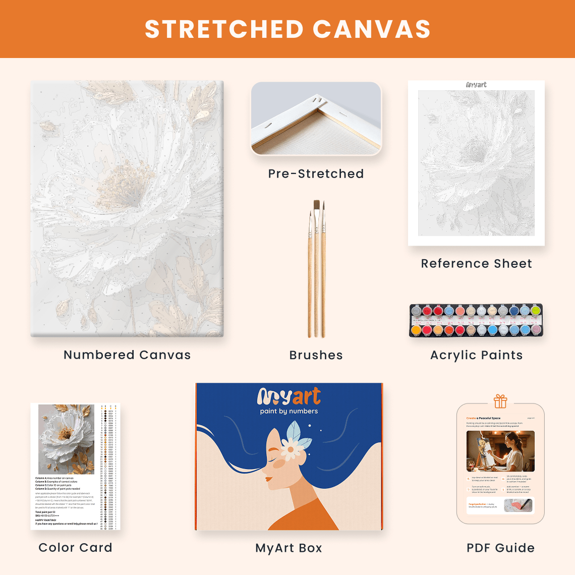 Paint by numbers - Golden Crown - MyArt