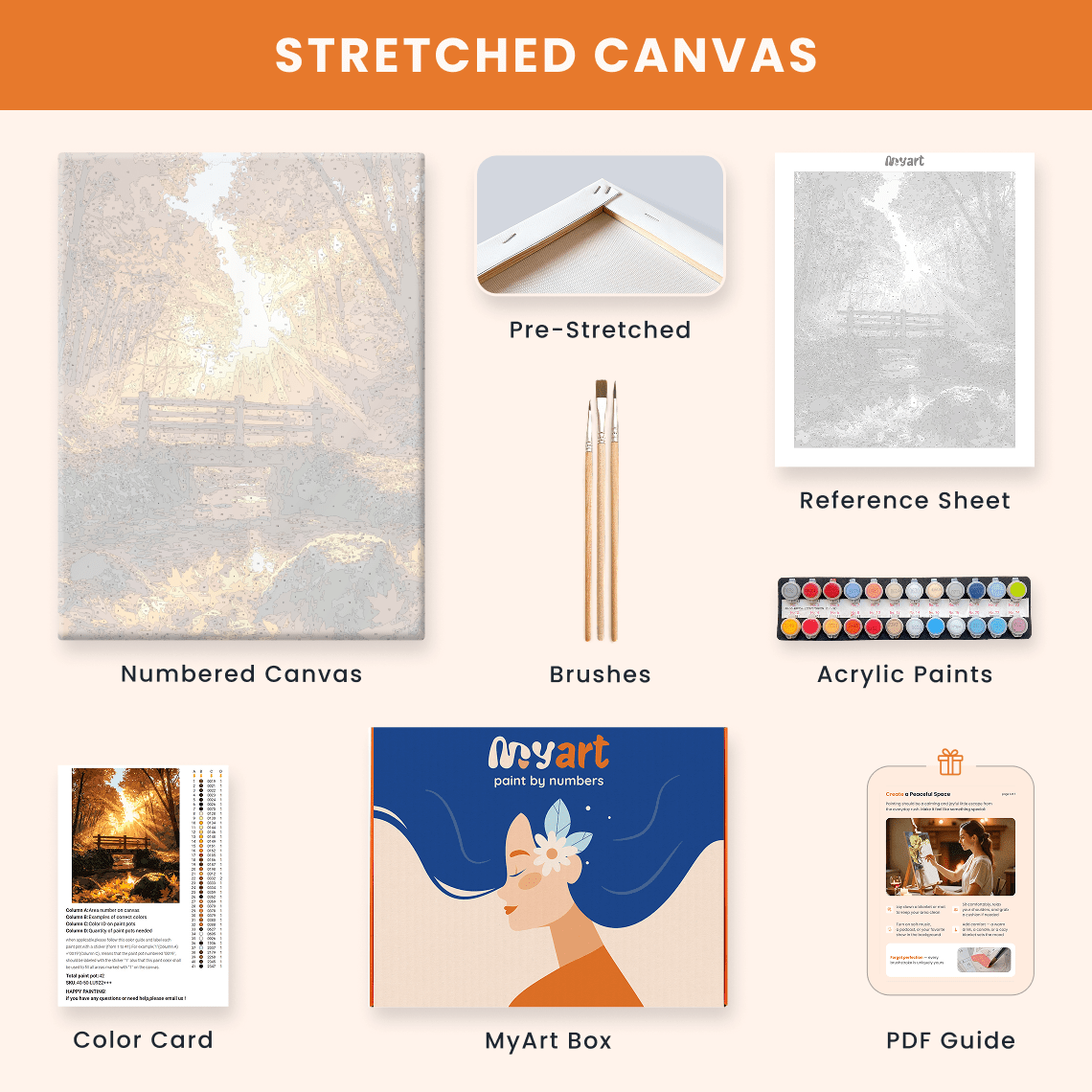 Paint by numbers - Golden Echo - MyArt