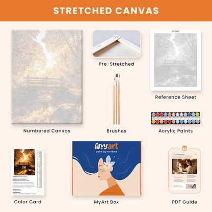 Paint by numbers - Golden Echo - MyArt