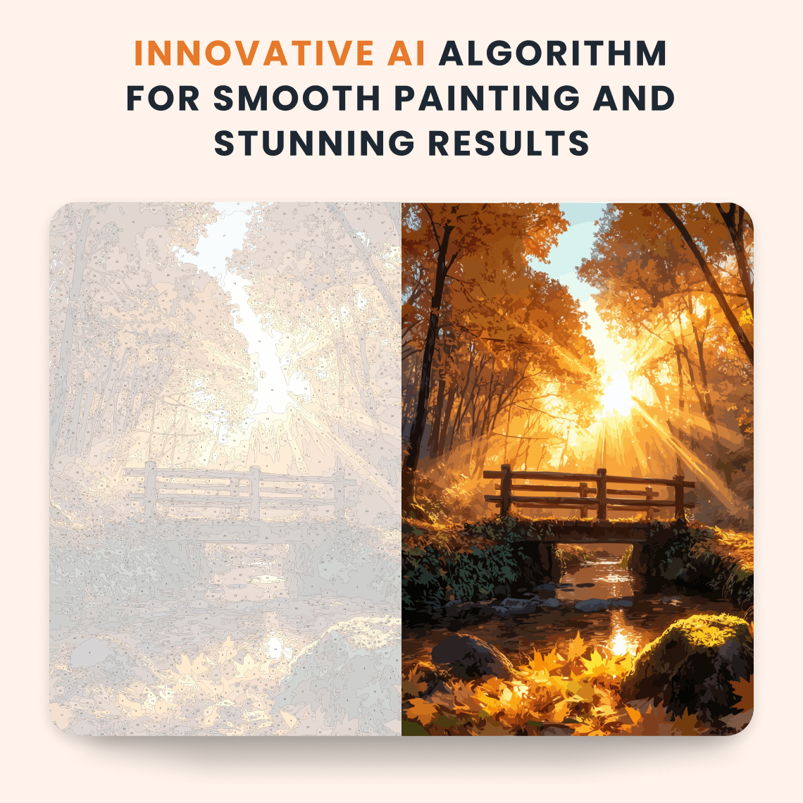 Paint by numbers - Golden Echo - MyArt