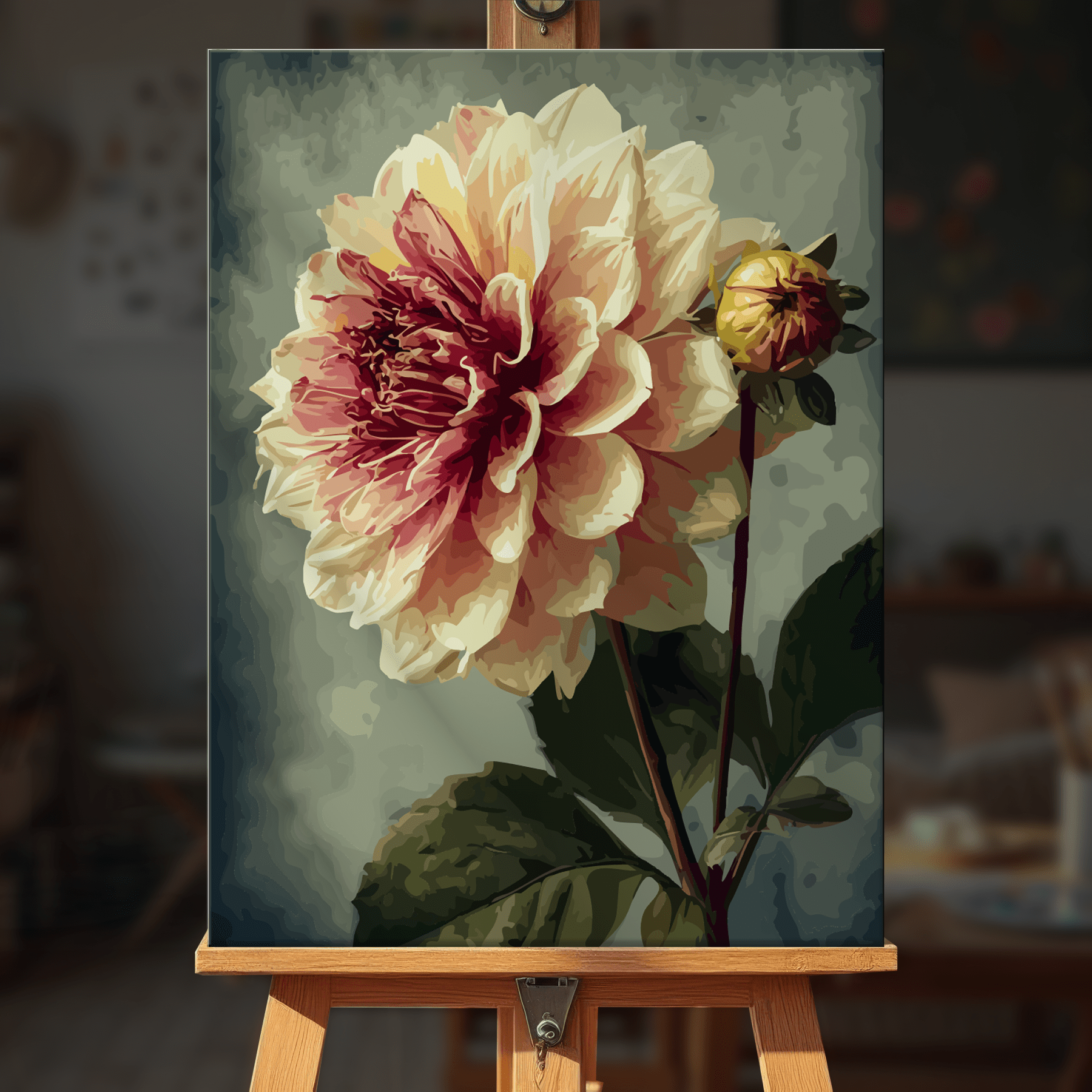 Paint by numbers - Golden Florals - MyArt