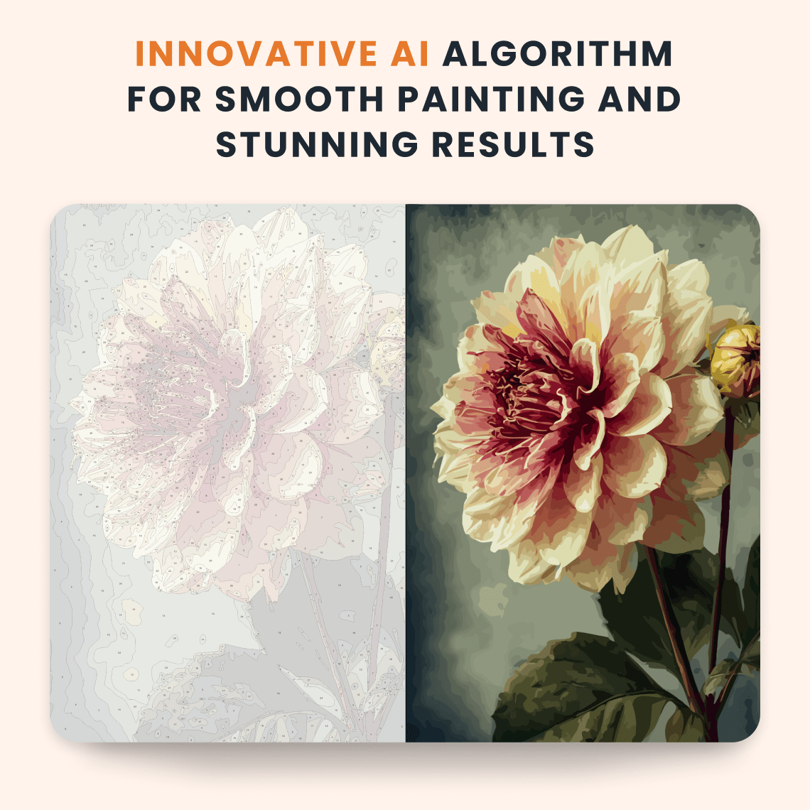 Paint by numbers - Golden Florals - MyArt