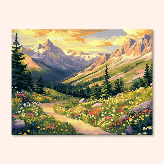 Paint by numbers - Golden Highlands - MyArt