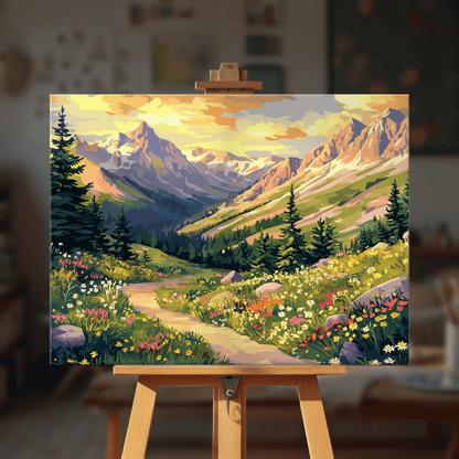 Paint by numbers - Golden Highlands - MyArt