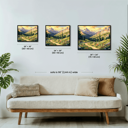 Paint by numbers - Golden Highlands - MyArt