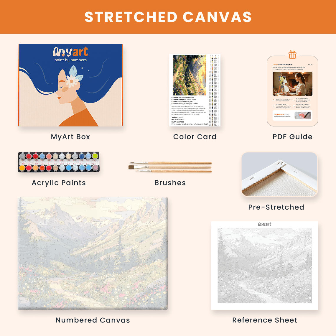 Paint by numbers - Golden Highlands - MyArt