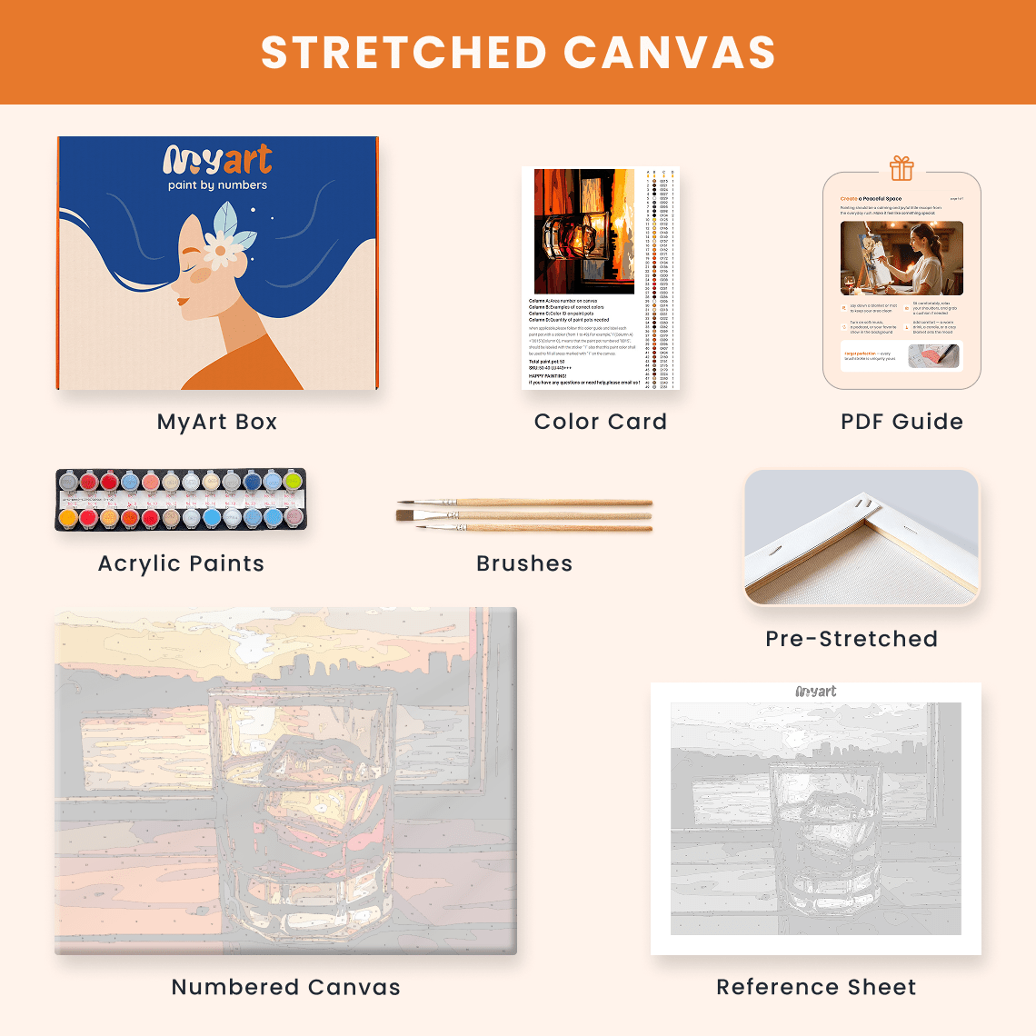 Paint by numbers - Golden Hour - MyArt