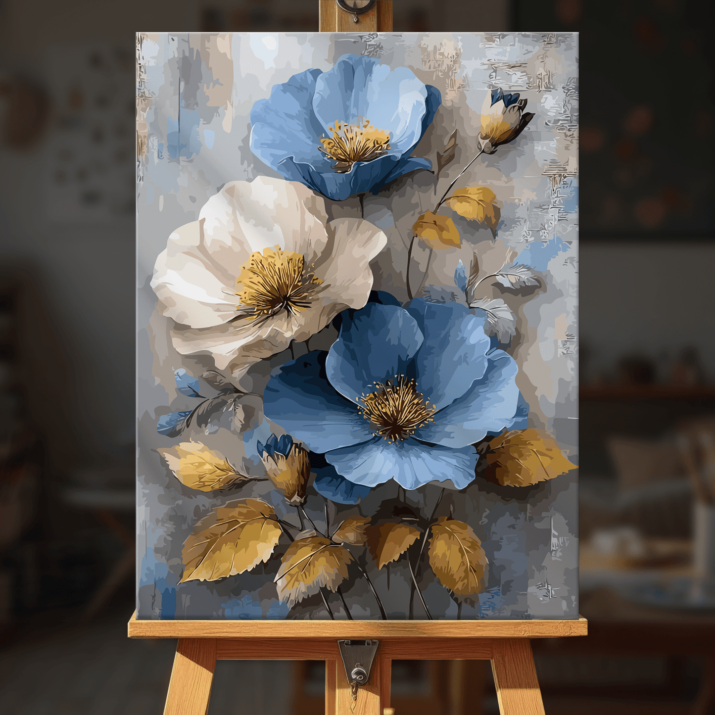 Paint by numbers - Golden Leaves - MyArt