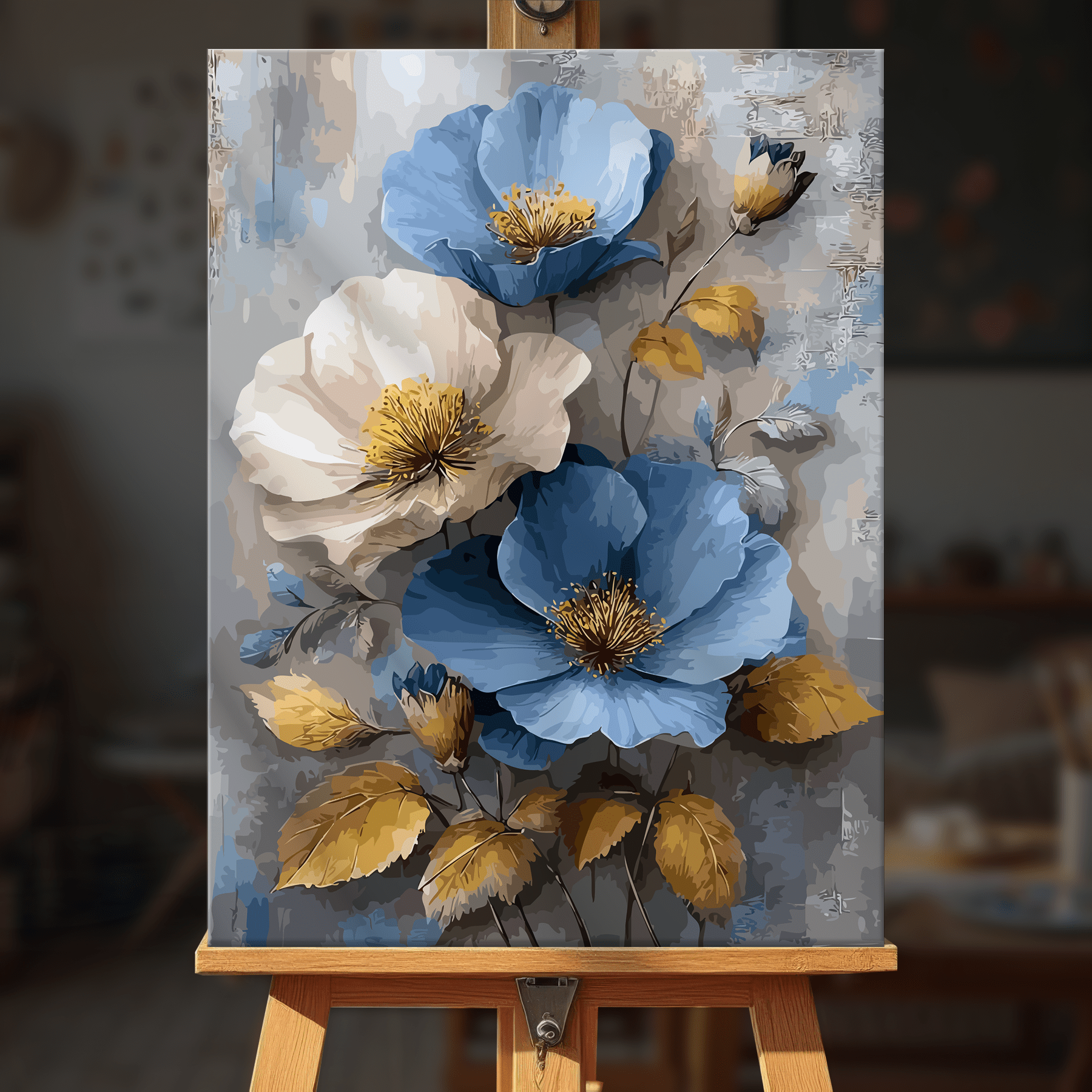 Paint by numbers - Golden Leaves - MyArt