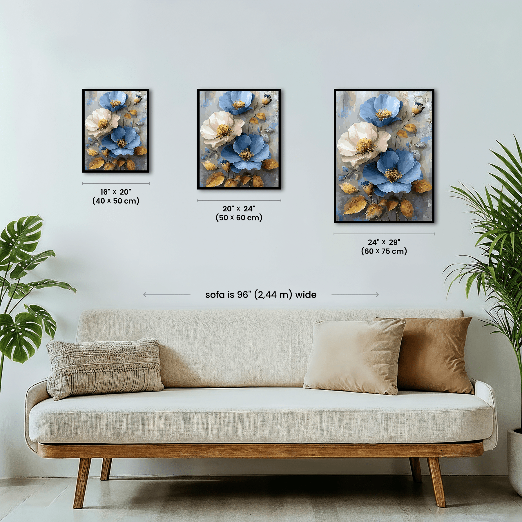 Paint by numbers - Golden Leaves - MyArt