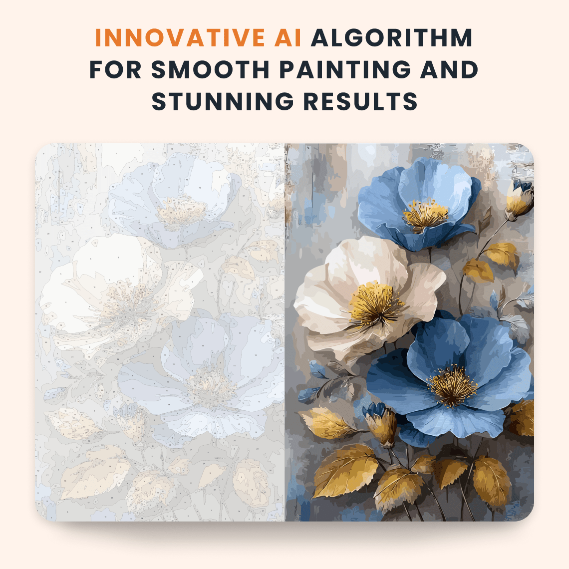 Paint by numbers - Golden Leaves - MyArt