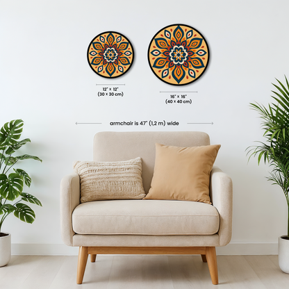 Paint by numbers - Golden Mandala - MyArt