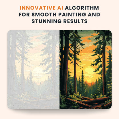 Paint by numbers - Golden Pines - MyArt