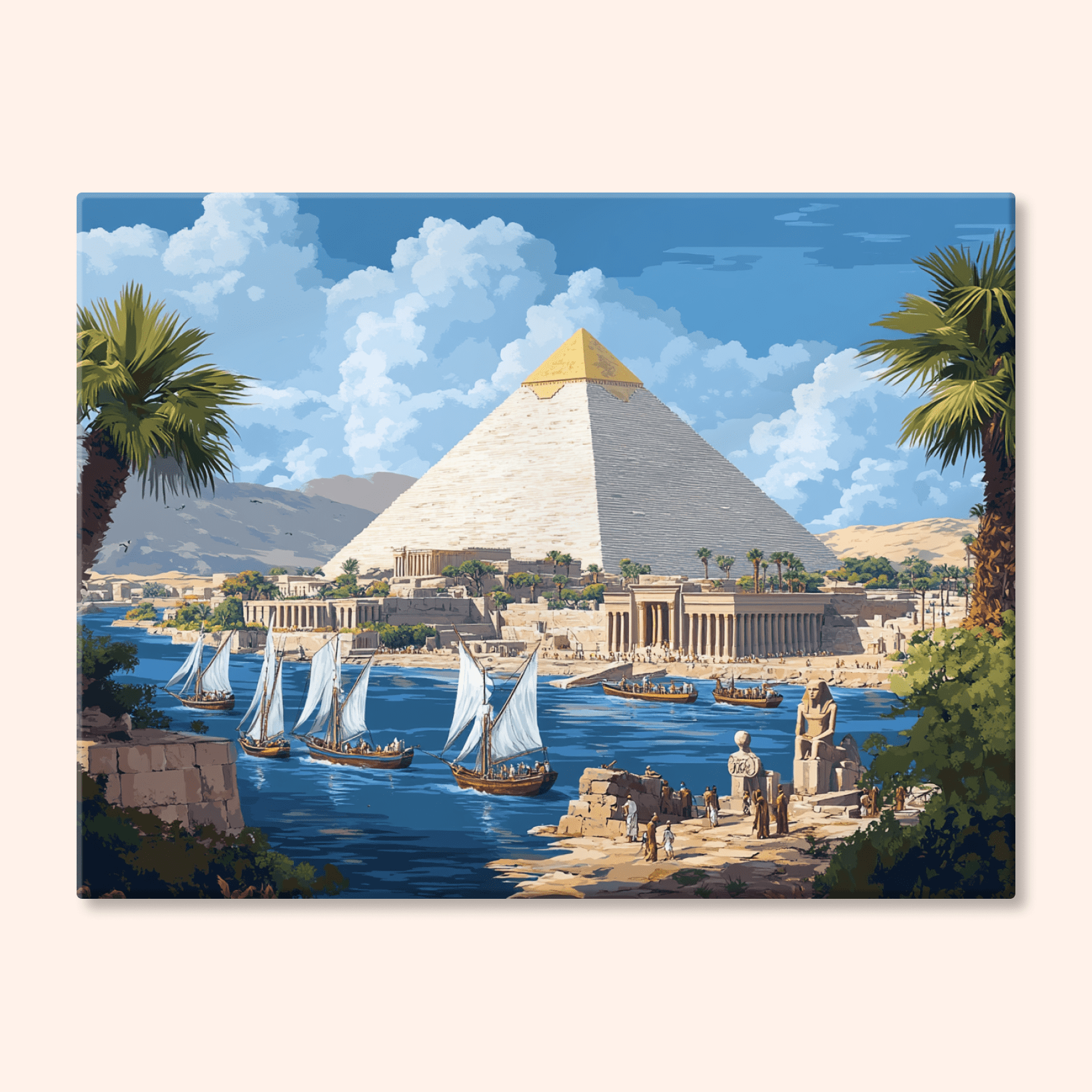 Paint by numbers - Golden Pyramid - MyArt
