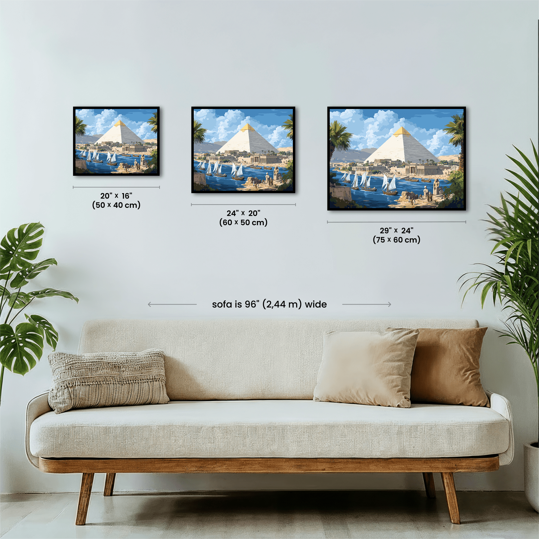 Paint by numbers - Golden Pyramid - MyArt