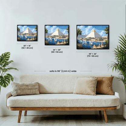 Paint by numbers - Golden Pyramid - MyArt