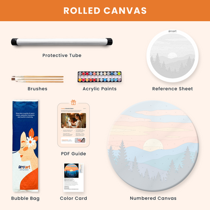 Paint by numbers - Golden Rise - MyArt