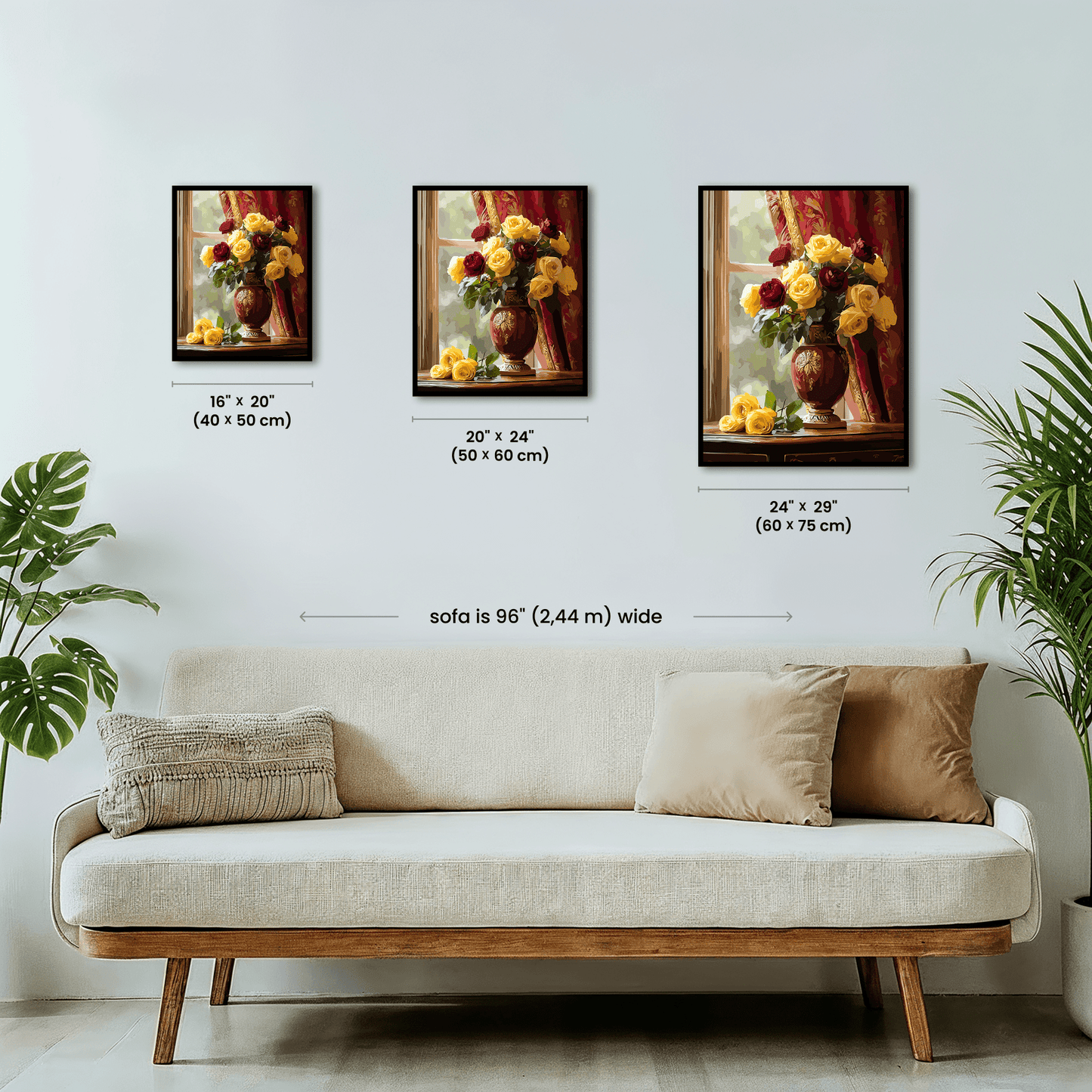 Paint by numbers - Golden Roses - MyArt