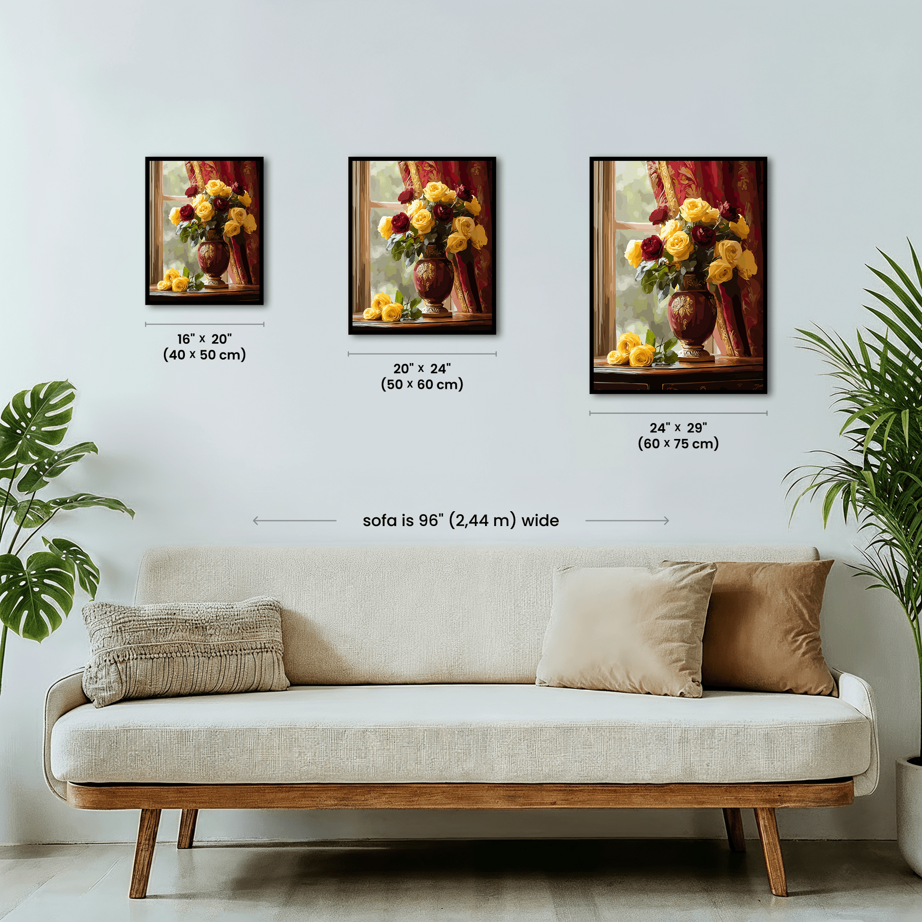 Paint by numbers - Golden Roses - MyArt