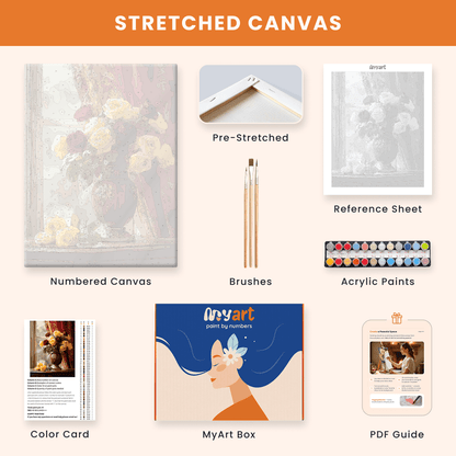 Paint by numbers - Golden Roses - MyArt