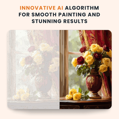 Paint by numbers - Golden Roses - MyArt