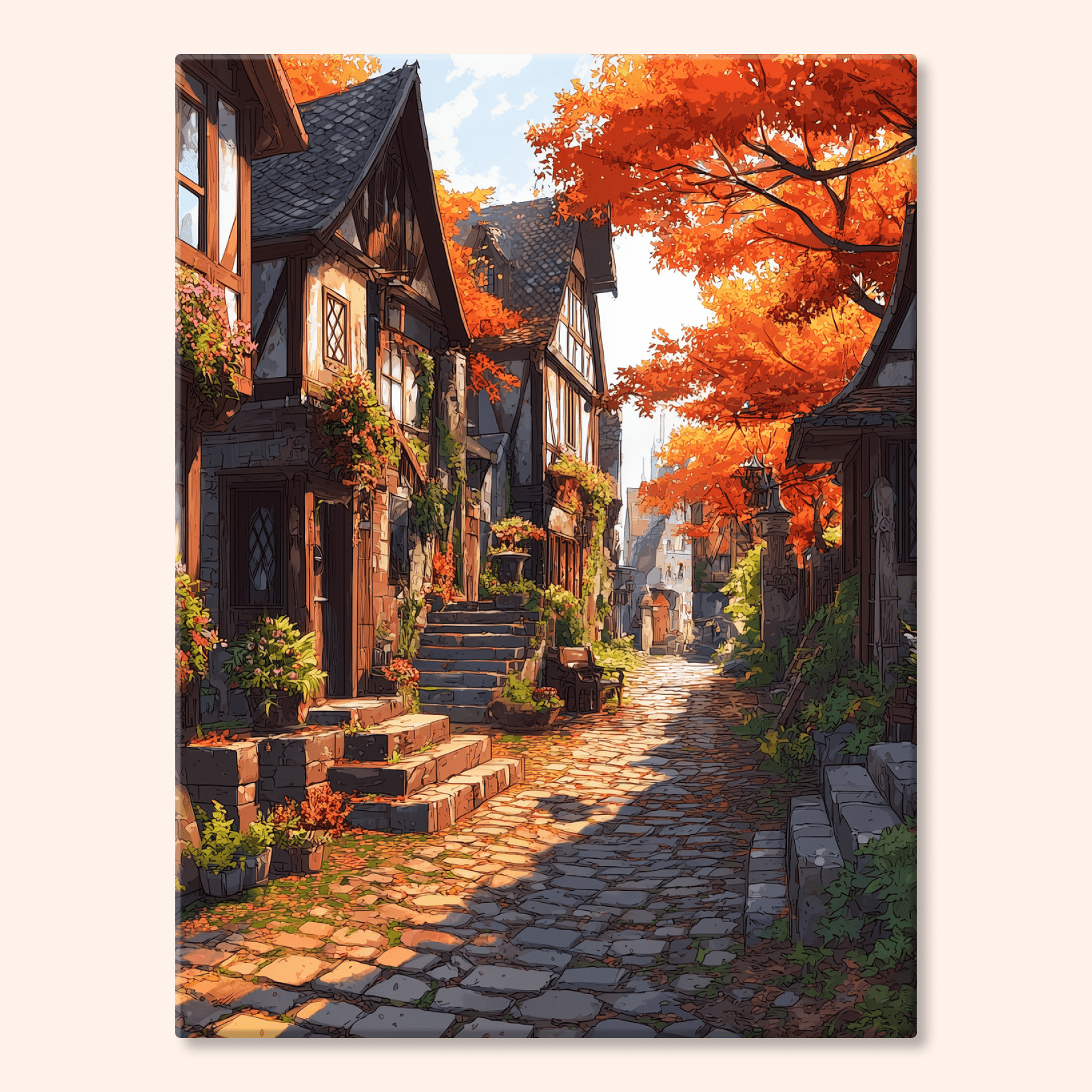 Paint by numbers - Golden Shadows - MyArt