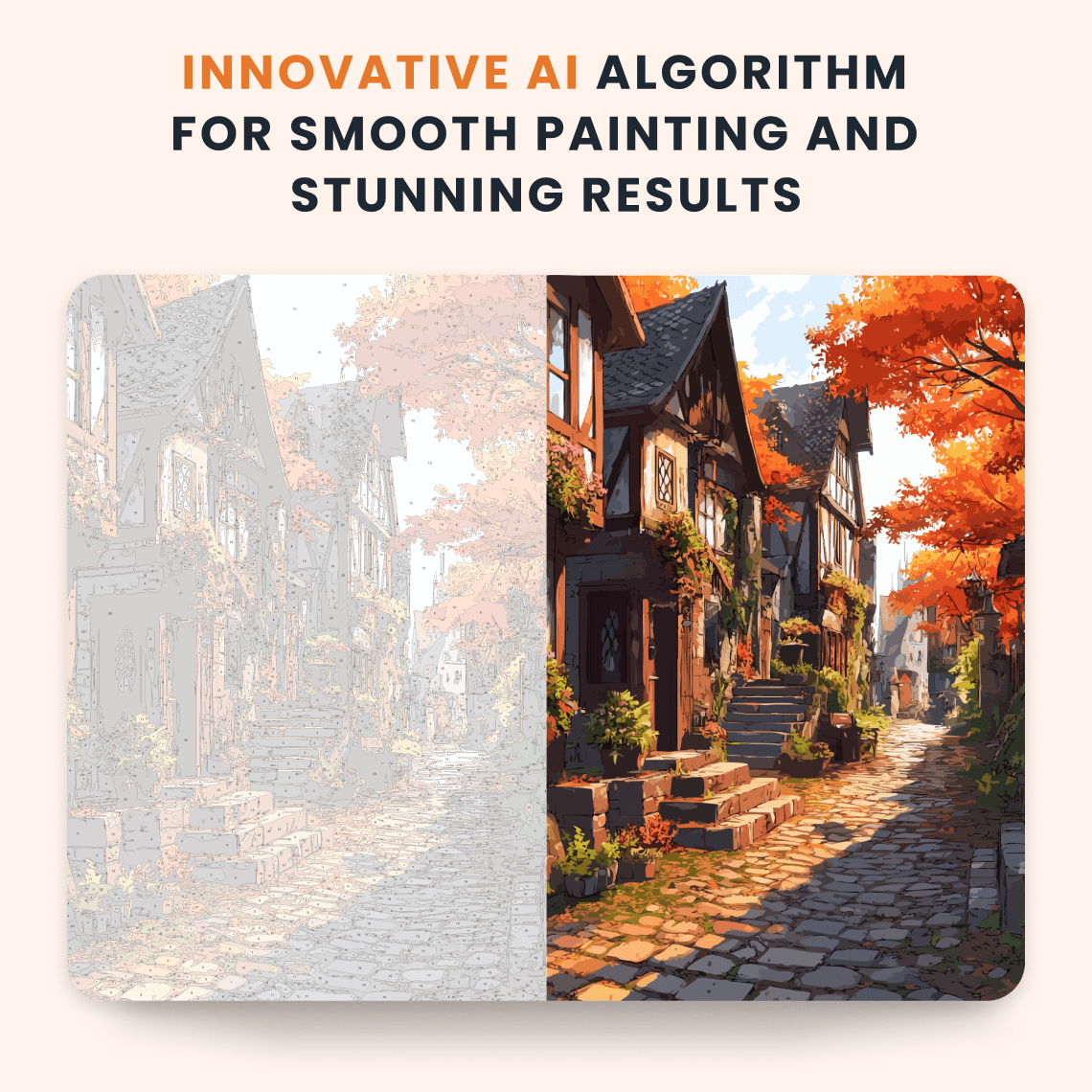 Paint by numbers - Golden Shadows - MyArt