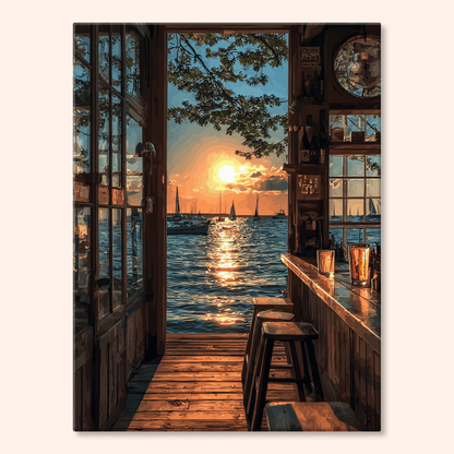 Paint by numbers - Golden Sip - MyArt