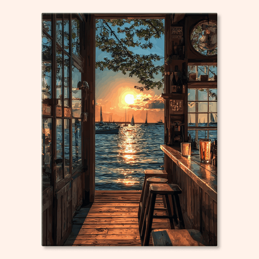 Paint by numbers - Golden Sip - MyArt