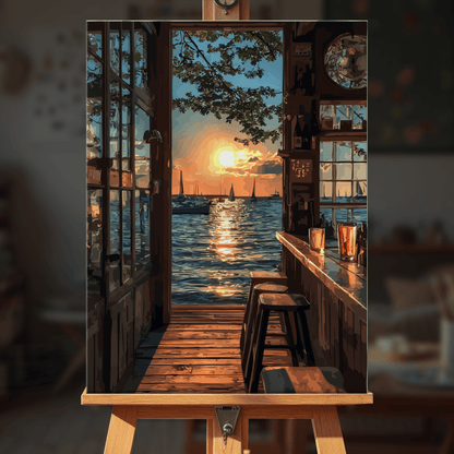 Paint by numbers - Golden Sip - MyArt