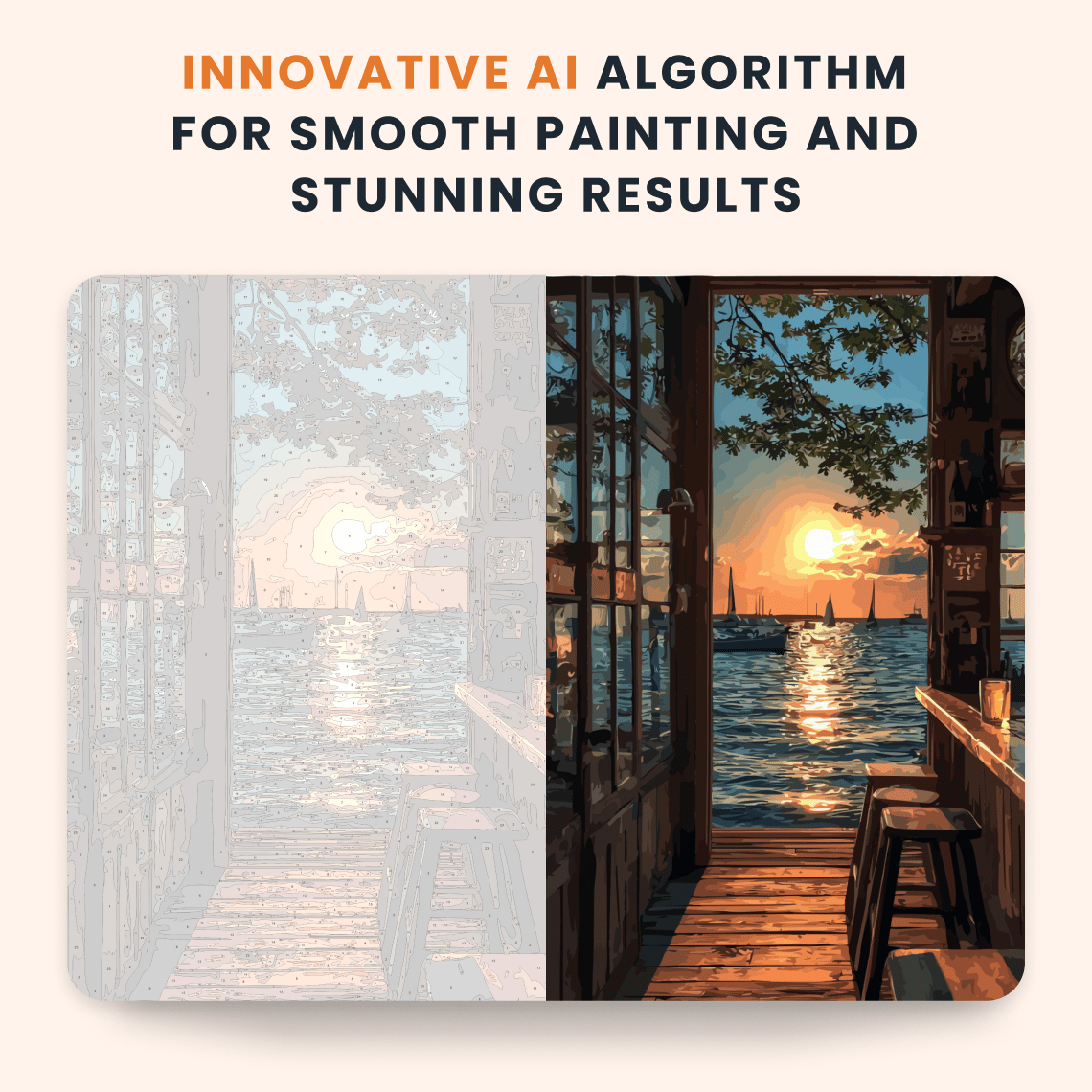 Paint by numbers - Golden Sip - MyArt