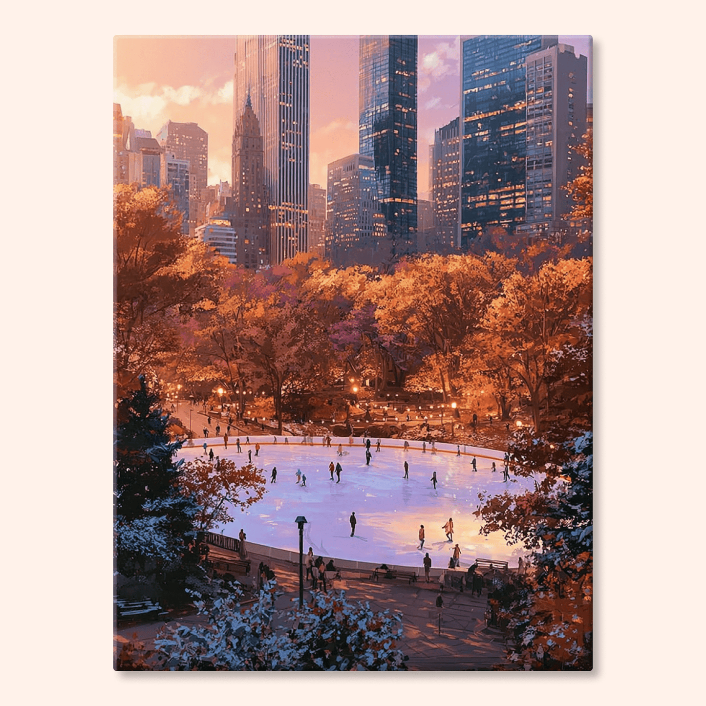 Paint by numbers - Golden Town - MyArt