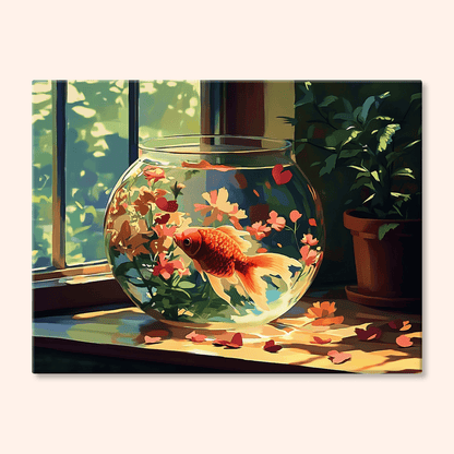 Paint by numbers - Golden Tranquility - MyArt