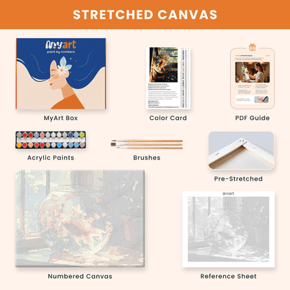 Paint by numbers - Golden Tranquility - MyArt