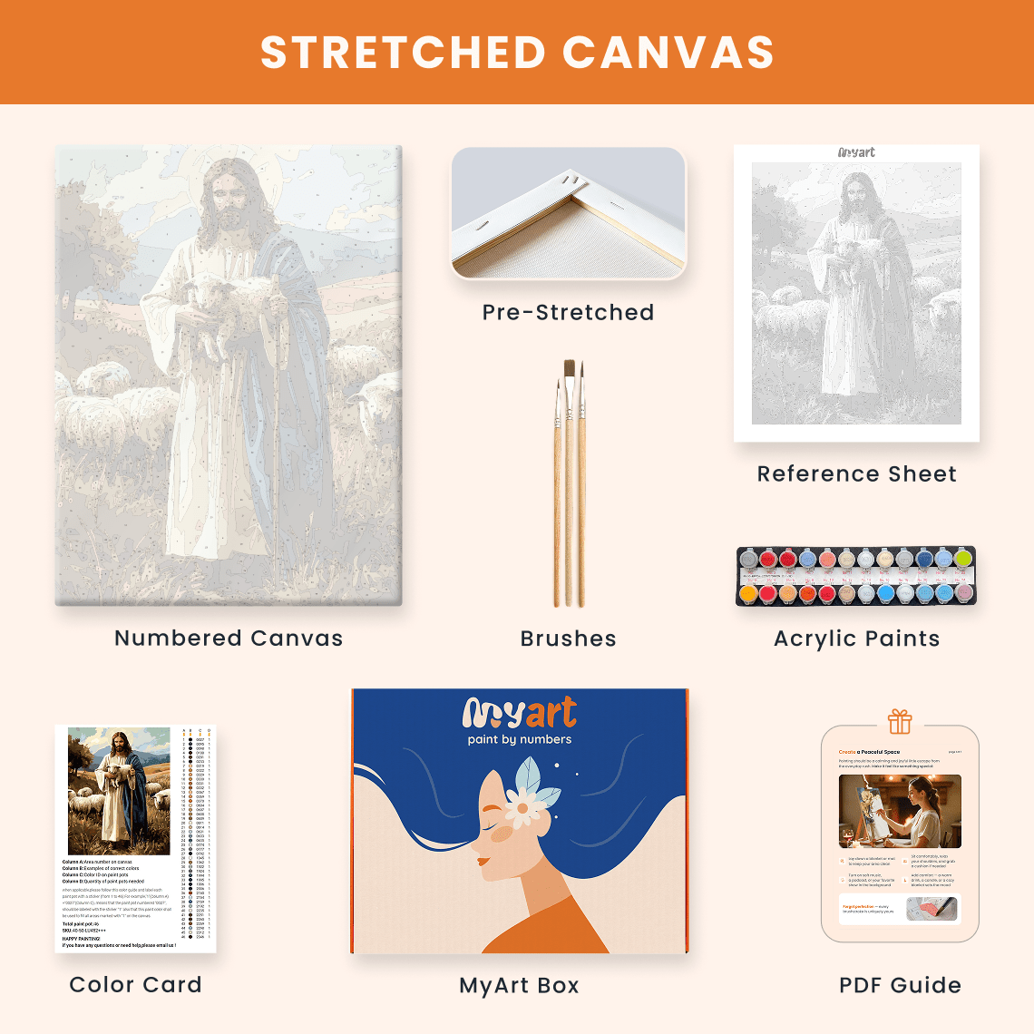 Paint by numbers - Good Shepherd - MyArt