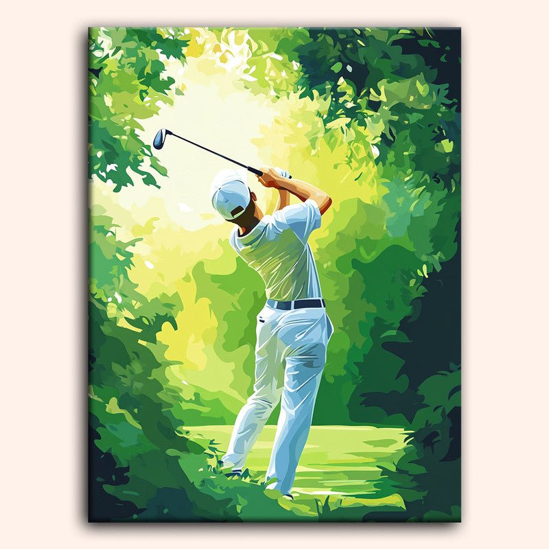 Paint by numbers - Green Swing - MyArt
