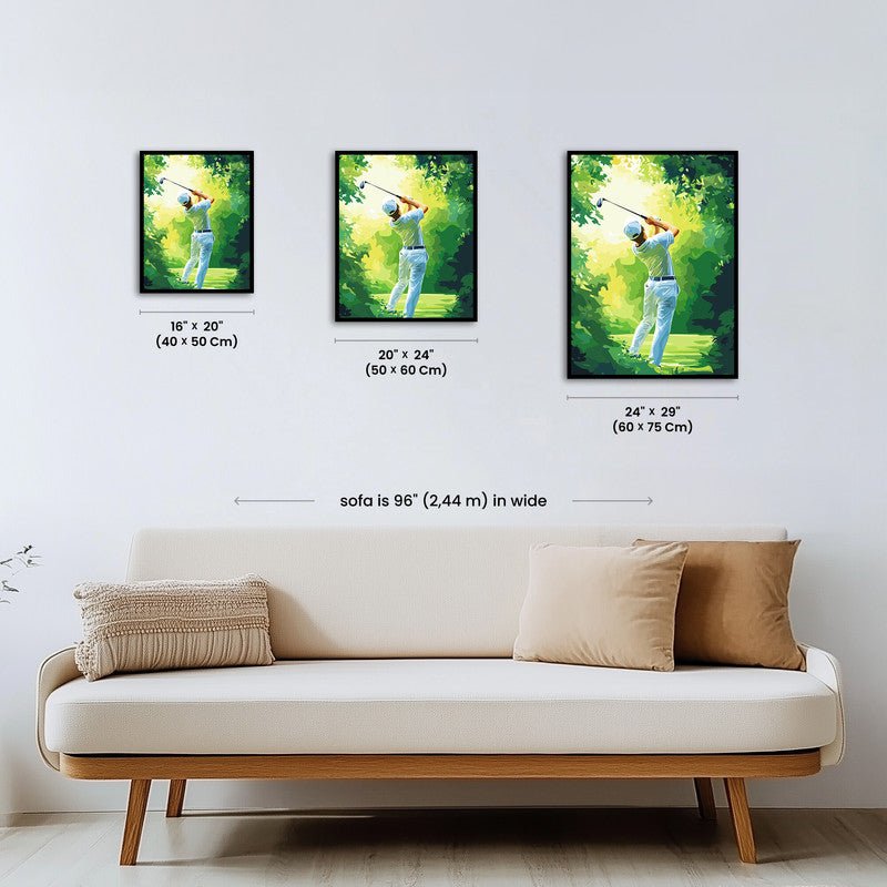Paint by numbers - Green Swing - MyArt