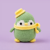 Green Penguin with Hat