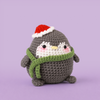 Grey Penguin Christmas