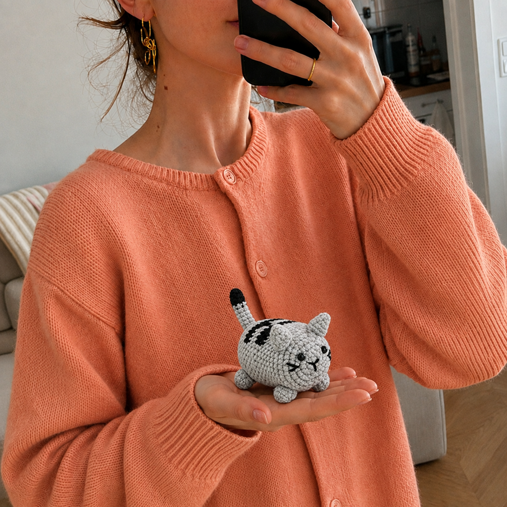Grey Striped Cat