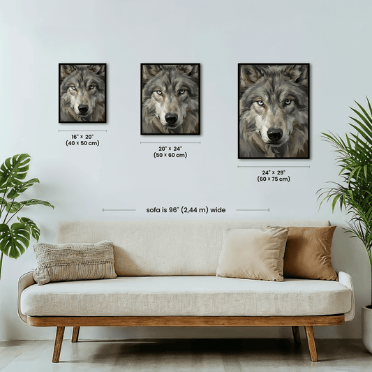 Paint by numbers - Grey Wolf - MyArt