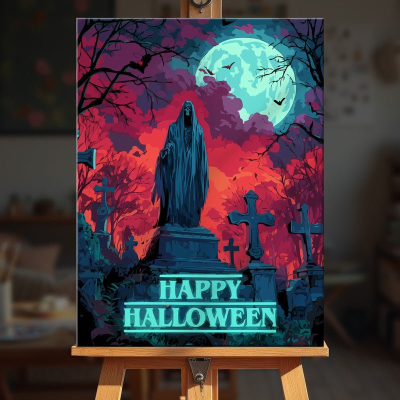 Paint by numbers - Grim Statue - MyArt